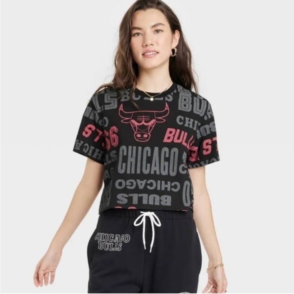 Women’s NBA Chicago Bulls crop shirt M